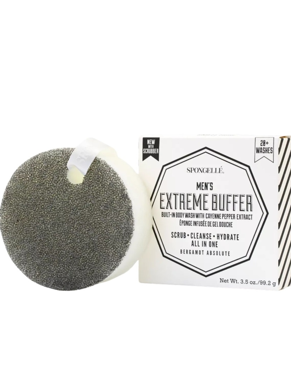 Spongelle Men's Extreme Buffer 3.5g BRAND NEW/SEALED